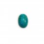 Cabochon chrysocolle ovale 10x14mm x 1pc