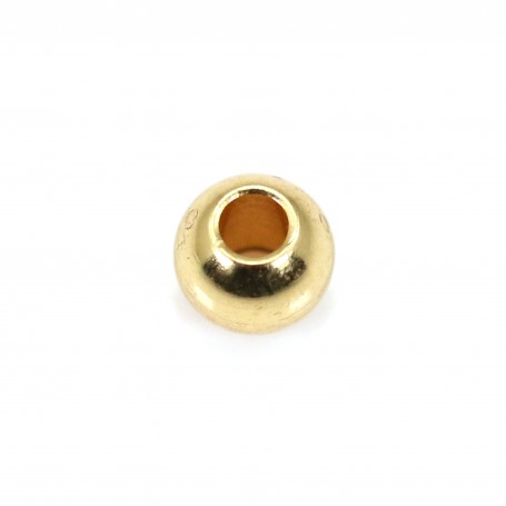 Perle boule 4mm - Acier Inox 304 doré x 10pcs