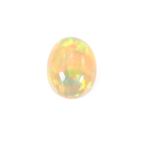 Opale etiope cabochon, multicolore, forma ovale, 7 * 9 mm x 1 pz