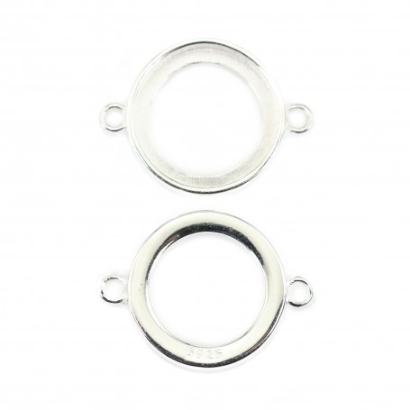 Spacer for round cabochon 14mm - Silver 925 x 1pc