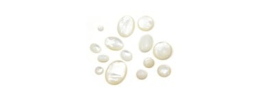 Mother of pearl cabochons